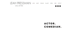 Desktop Screenshot of leahpressman.com